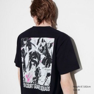 Camiseta Uniqlo BLEACH: Thousand-Year Blood War UT Hombre Negras | 512037_PE