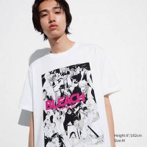 Camiseta Uniqlo BLEACH: Thousand-Year Blood War UT Mujer Blancas | 462150_PE