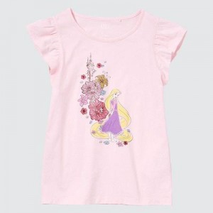 Camiseta Uniqlo Disney Heroines UT Niños Rosas | 321674_PE