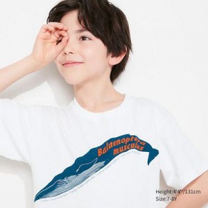 Camiseta Uniqlo National Museum of Nature and Science, Tokyo UT Niños Blancas | 957263_PE