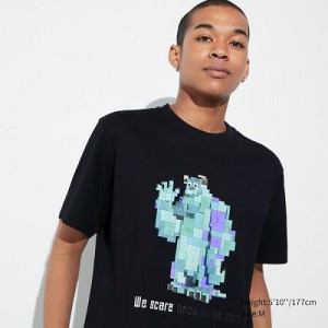 Camiseta Uniqlo Pixar Art UT Mujer Negras | 248390_PE