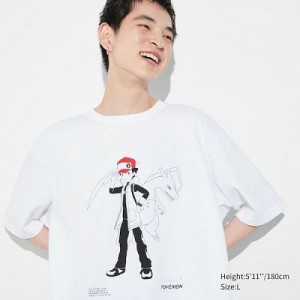 Camiseta Uniqlo Pokémon Masters EX UT Hombre Blancas | 972138_PE