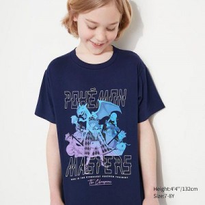 Camiseta Uniqlo Pokémon Masters EX UT Niños Azul Marino | 709164_PE