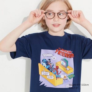 Camiseta Uniqlo UTGP2023: MAGIC FOR ALL UT Niños Azul Marino | 970834_PE