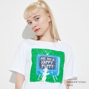 Camiseta Uniqlo UTGP2023: MAGIC FOR ALL UT Mujer Blancas | 49716_PE