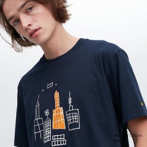 Camiseta Uniqlo UT Archive UT Hombre Azul Marino | 419825_PE