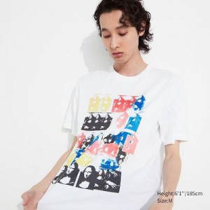 Camiseta Uniqlo UT Archive UT Hombre Blancas | 684073_PE