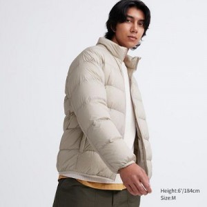 Chaquetas De Plumas Uniqlo Ultra Light Hombre Natural | 132648_PE