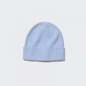 Gorros Uniqlo Cashmere De Punto Mujer Azules | 360547_PE