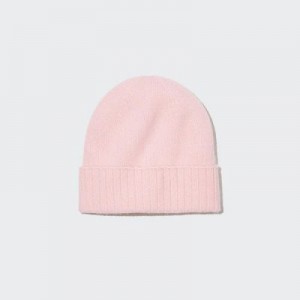 Gorros Uniqlo Cashmere De Punto Mujer Rosas | 637984_PE