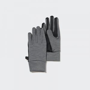 Guantes Uniqlo HEATTECH Lined Stretch Hombre Gris | 389501_PE