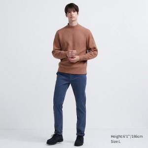 Jeans Uniqlo Ultra Stretch Color Hombre Azules | 946381_PE