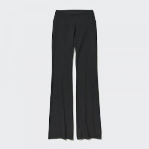 Leggins Uniqlo AIRism Soft Flare Mujer Negras | 897032_PE