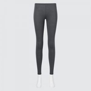 Leggins Uniqlo HEATTECH Mujer Gris | 385270_PE