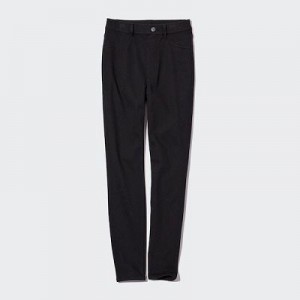 Leggins Uniqlo HEATTECH Ultra Stretch High-Rise Mujer Negras | 743861_PE