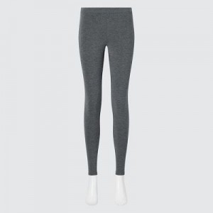 Leggins Uniqlo HEATTECH Ultra Warm Mujer Gris | 870493_PE