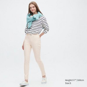 Leggins Uniqlo Ultra Stretch Mujer Blancas | 38527_PE