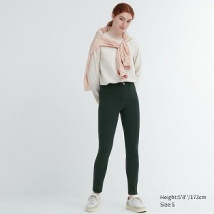 Leggins Uniqlo Ultra Stretch Mujer Verde | 608915_PE