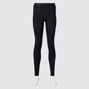 Mallas Uniqlo HEATTECH Long Johns Hombre Negras | 194275_PE