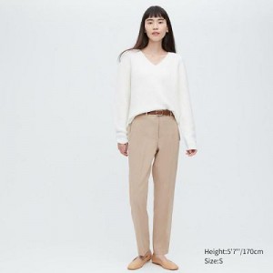 Pantalon Uniqlo AirSense Mujer Beige | 41275_PE