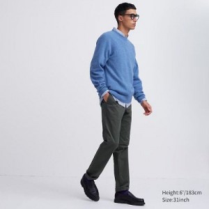 Pantalon Uniqlo Slim-Fit Chino Hombre Verde Oliva | 150928_PE