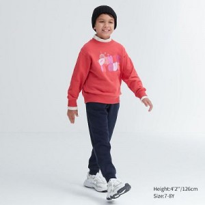 Pantalones Deportivos Uniqlo Pile-Lined Niños Azul Marino | 263189_PE