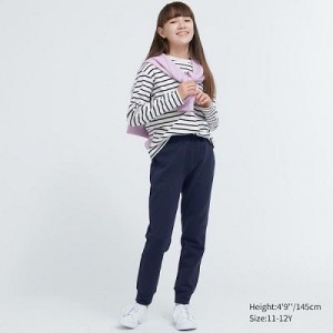 Pantalones Deportivos Uniqlo Ultra Stretch Dry Niños Azul Marino | 475962_PE