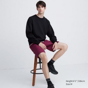 Sudaderas Uniqlo Sweatshirt Hombre Negras | 516823_PE