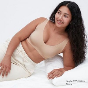 Sujetadores Uniqlo Wireless (Ultra Relax) Mujer Beige | 603489_PE