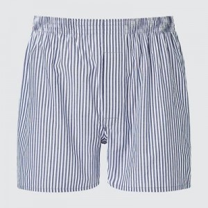 Trunks Uniqlo Woven London A Rayas Hombre Azules | 759026_PE