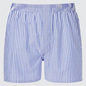 Trunks Uniqlo Woven London A Rayas Hombre Azules | 235901_PE