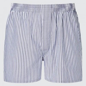 Trunks Uniqlo Woven London A Rayas Hombre Azules | 187036_PE