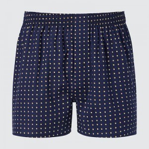 Trunks Uniqlo Woven Small Pattern Hombre Azul Marino | 805729_PE