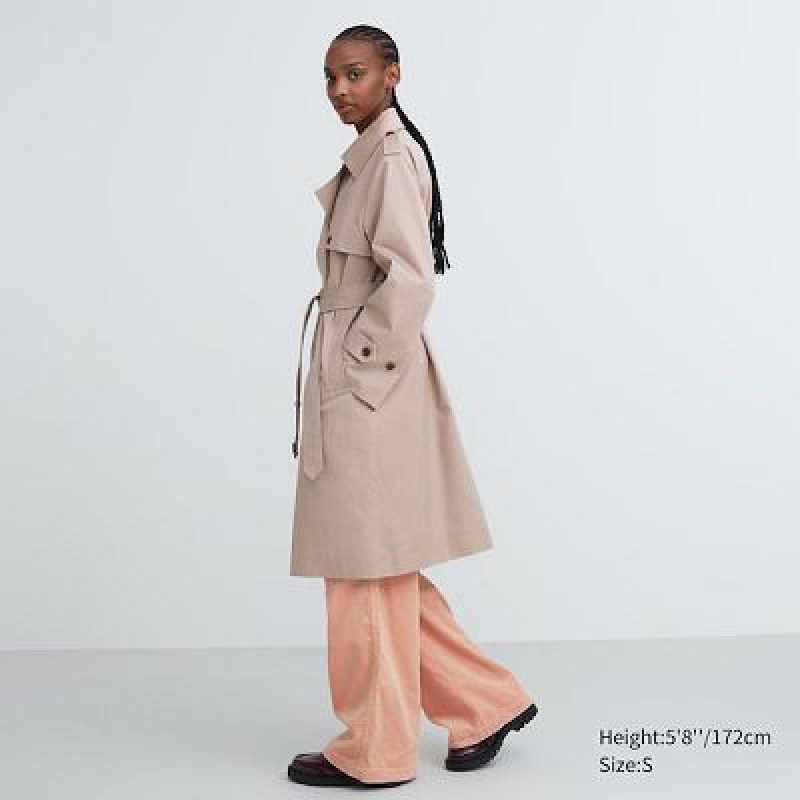 Abrigos Uniqlo Trench Mujer Azul Marino | 208157_PE