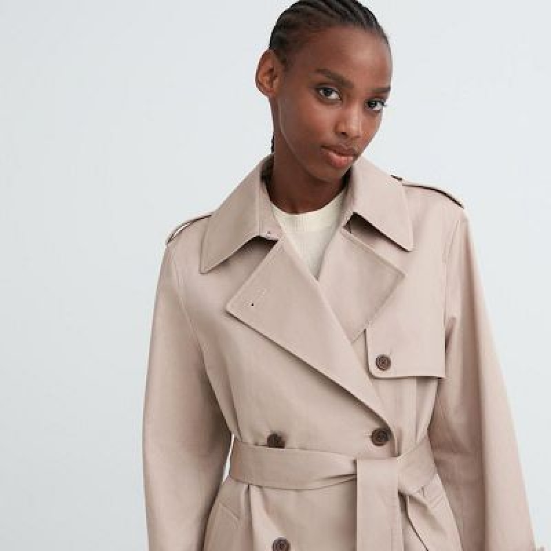 Abrigos Uniqlo Trench Mujer Azul Marino | 208157_PE