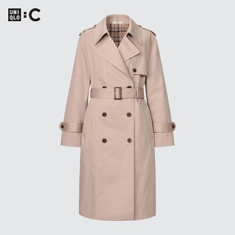 Abrigos Uniqlo Trench Mujer Azul Marino | 208157_PE