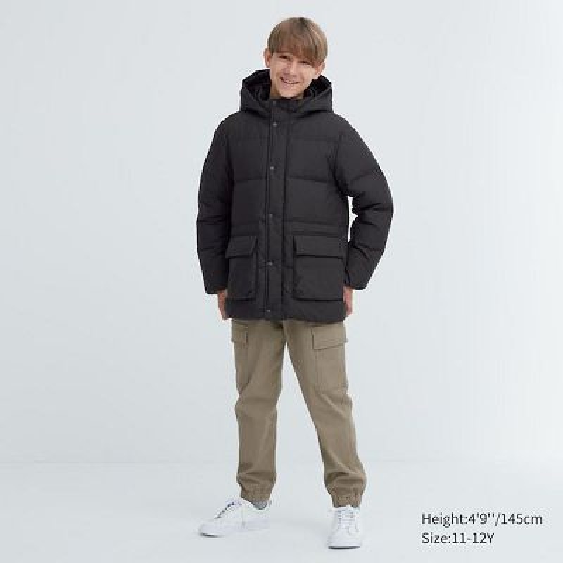 Anorak Uniqlo Down Niños Moradas | 582197_PE