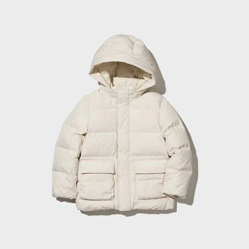 Anorak Uniqlo Down Niños Moradas | 582197_PE