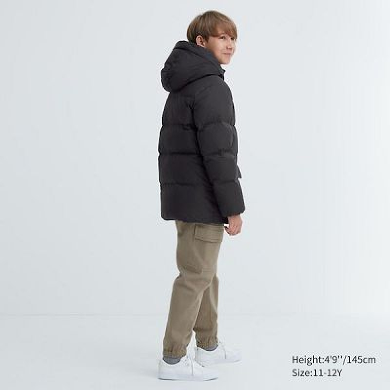 Anorak Uniqlo Down Niños Negras | 587260_PE