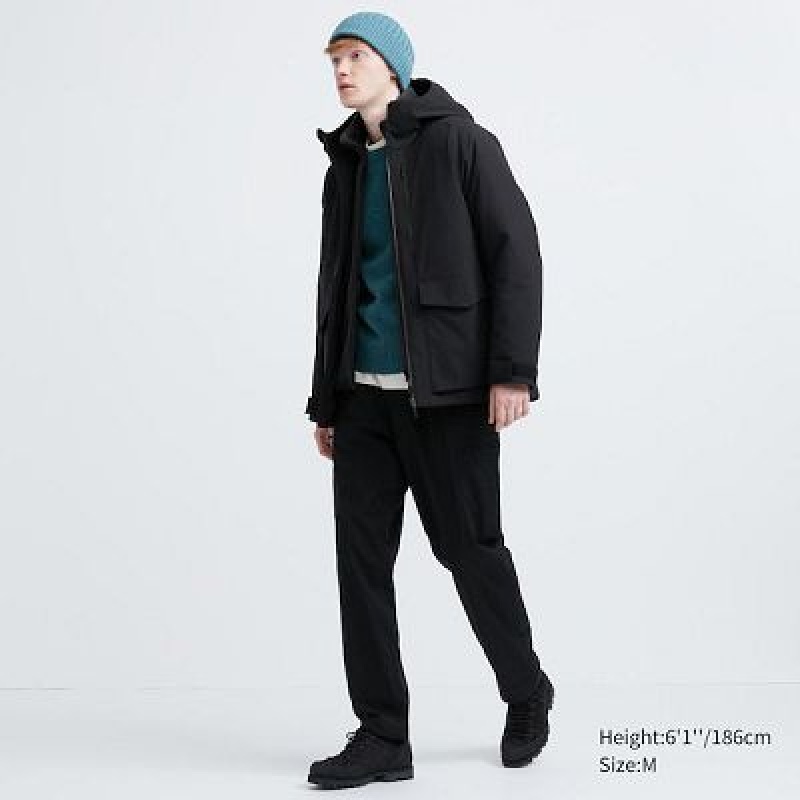 Anorak Uniqlo Híbrido Down (3D Cut) Hombre Negras | 721803_PE