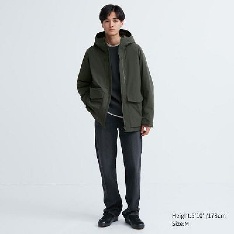 Anorak Uniqlo Híbrido Down (3D Cut) Hombre Negras | 721803_PE