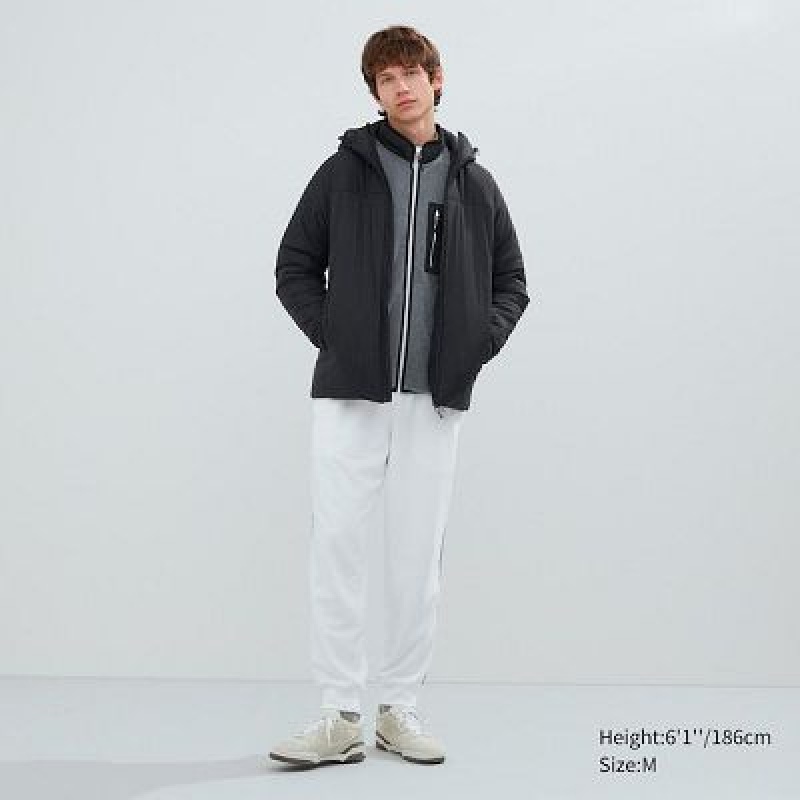 Anorak Uniqlo PUFFTECH Light (Warm Acolchado) Hombre Negras | 254893_PE