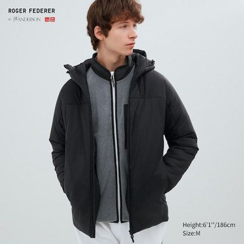 Anorak Uniqlo PUFFTECH Light (Warm Acolchado) Hombre Negras | 254893_PE