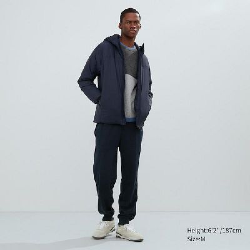 Anorak Uniqlo PUFFTECH Light (Warm Acolchado) Hombre Azul Marino | 528130_PE