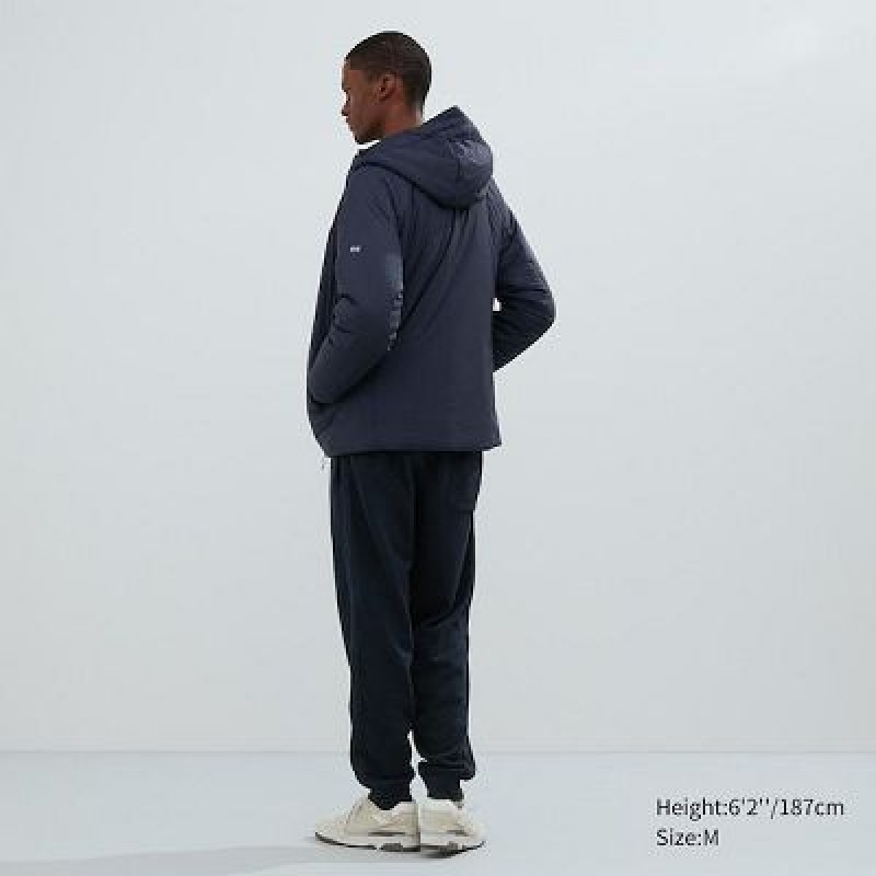 Anorak Uniqlo PUFFTECH Light (Warm Acolchado) Hombre Azul Marino | 528130_PE