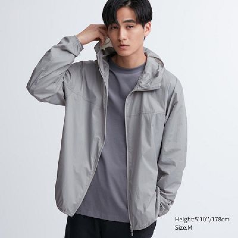 Anorak Uniqlo Pocketable UV Protection 3D Cut Hombre Gris | 195063_PE