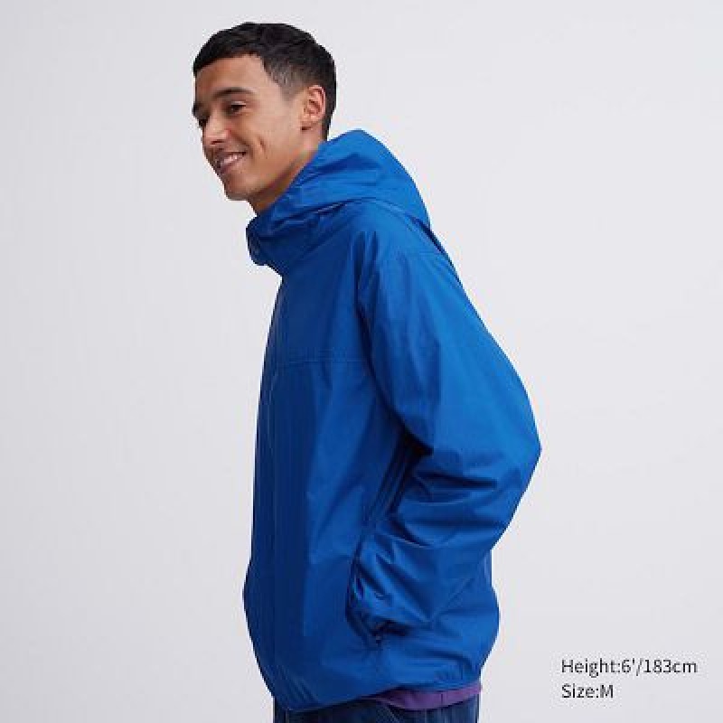 Anorak Uniqlo Pocketable UV Protection 3D Cut Hombre Azules | 176408_PE