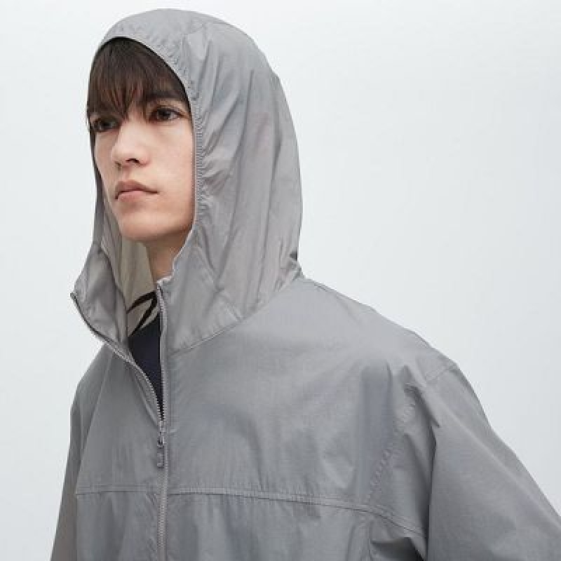 Anorak Uniqlo Pocketable UV Protection 3D Cut Hombre Gris | 136704_PE