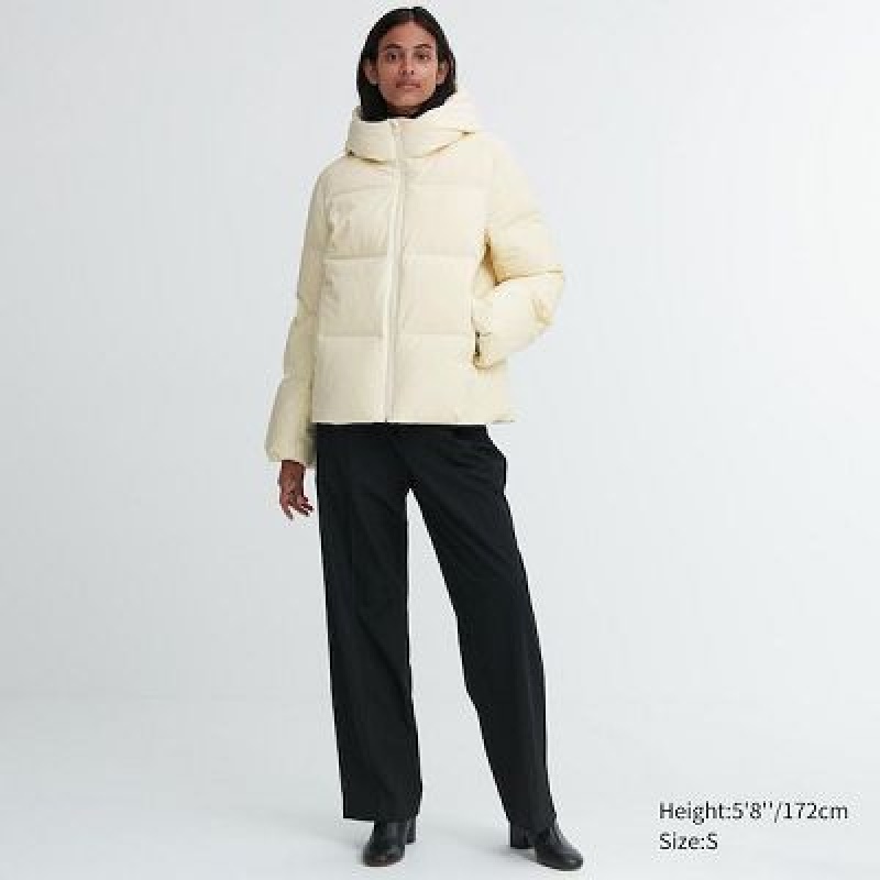 Anorak Uniqlo Seamless Down Mujer Blancas | 936712_PE