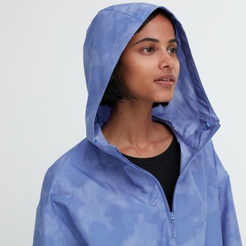 Anorak Uniqlo UV Protection Printed Pocketable Mujer Gris | 39285_PE